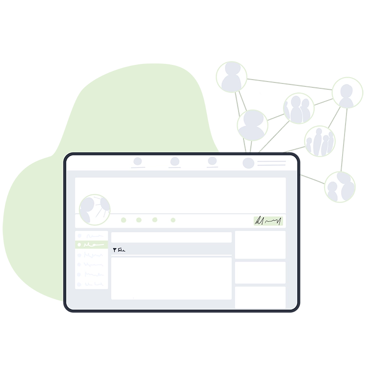 HumHub Membres illustration