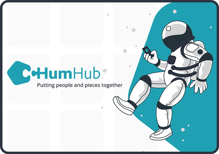 Illustration de l’astronaute HumHub