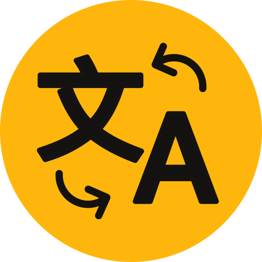Icon des Translation Manager Moduls im HumHub Marketplace mit einem Schriftzeichen und einem A, die im Wechsel zueinander stehen.